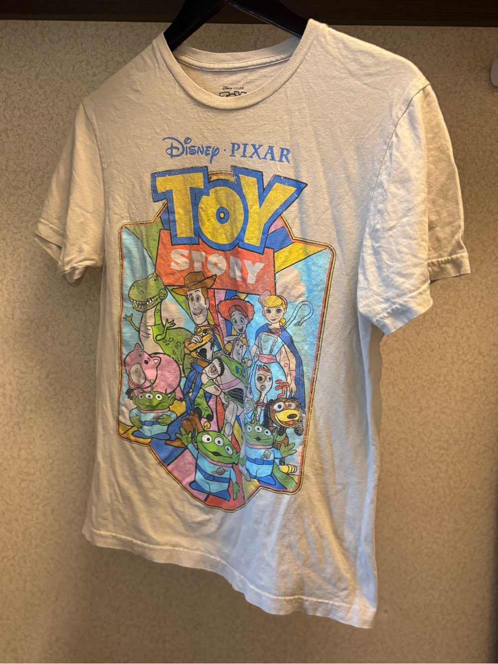 Disney Toy Story Short Sleeve Graphic Tee - Multicolor Print